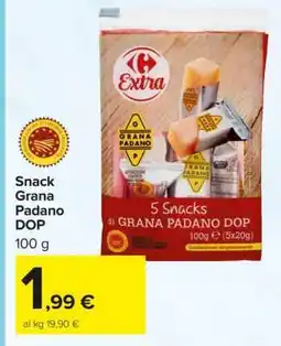 Carrefour Snack Grana Padano DOP offerta