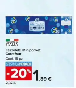 Carrefour Fazzoletti Minipocket Carrefour offerta