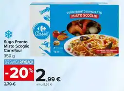 Carrefour Sugo Pronto Misto Scoglio Carrefour offerta