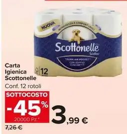 Carrefour Carta Igienica Scottonelle offerta