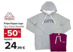 Carrefour Felpa Kappa Logo offerta