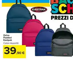 Carrefour ZAINO PADDED EASTPAK offerta