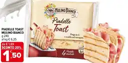 Iperal Piadelle toast MULINO BIANCO offerta