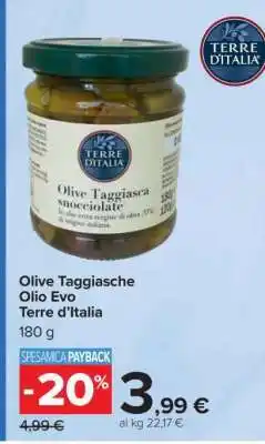 Carrefour Olive Taggiasche Olio Evo Terre d’Italia offerta