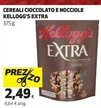 Coop Extra cereali cioccolato e nocciole offerta