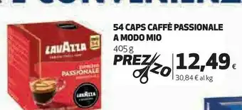 Coop 54 caps caffè passionale a modo mio offerta