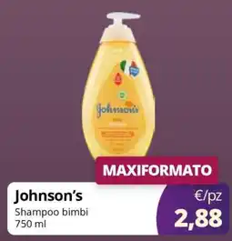 Acqua & Sapone Johnson’s offerta