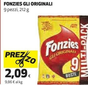 Coop Fonzies gli originali offerta