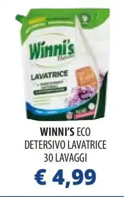 Acqua & Sapone WINNI’S ECO DETERSIVO LAVATRICE 30 LAVAGGI offerta