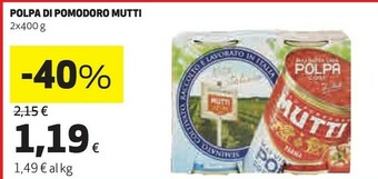 Coop Polpa di pomodoro 400 g(ml) offerta