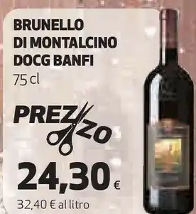 Coop Di montalcino docg banfi offerta