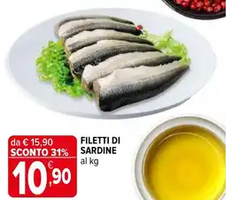 Iperal Filetti di sardine offerta