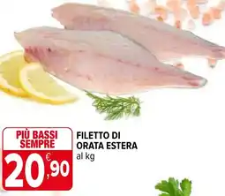 Iperal Filetto di orata estera offerta