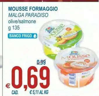 MD Discount Mousse formaggio olive 135 g offerta