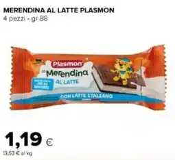 Tigre Amico Merendina al latte PLASMON offerta