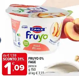 Iperal Fruyo 0% FAGE offerta
