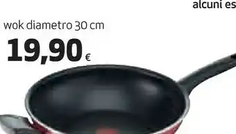 Ipercoop Wok 2manici ø cm 30 offerta