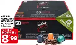 Iperal Capsule compatibili nespresso VERGNANO offerta