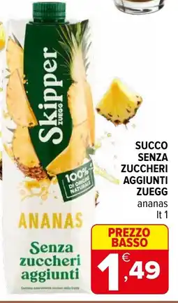Iperal Succo senza zuccheri aggiunti ZUEGG offerta
