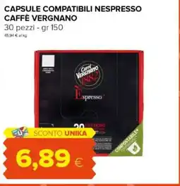 Tigre Amico Capsule compatibili nespresso CAFFÈ VERGNANO offerta
