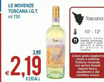 MD Discount Le movenze toscana igt 750 ml offerta