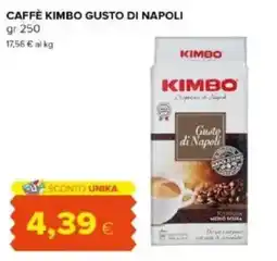 Tigre Amico Caffè kimbo gusto di napoli offerta