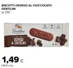 Tigre Amico Biscotti osvego al cioccolato GENTILINI offerta