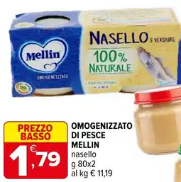 Iperal Omogenizzato di pesce MELLIN offerta