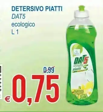 MD Discount Dat5 detersivo piatti ecologico 1000 ml offerta