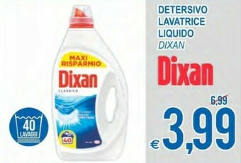 MD Discount Dixan detersivo lavatrice liquido offerta