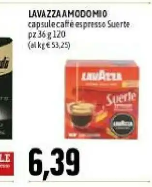 Emi Supermercati A modo mio capsule caffe espresso suerte offerta