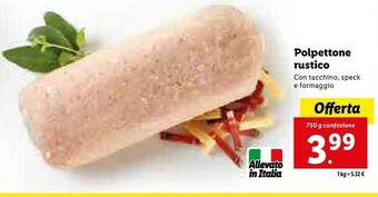 Lidl Polpettone rustico offerta