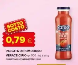 Oasi Passata di pomodoro verace CIRIO offerta
