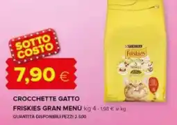 Oasi Crocchette gatto friskies gran menu offerta