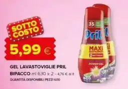 Oasi Gel lavastoviglie pril bipacco offerta