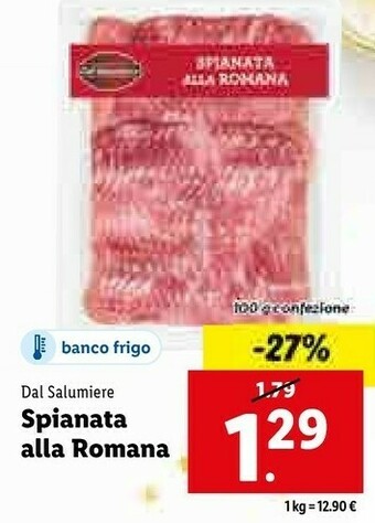 Lidl Spianata alla romana offerta