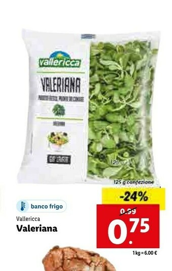 Lidl Valeriana offerta