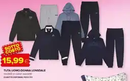 Oasi Tuta uomo/donna lonsdale offerta