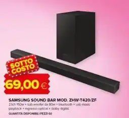 Oasi SAMSUNG SOUND BAR MOD. ZHW-T420/ZF offerta