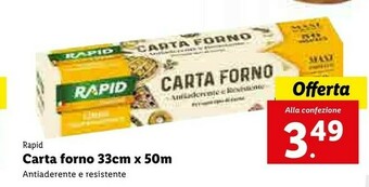 Lidl Carta forno offerta