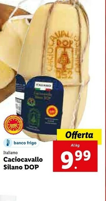 Lidl Caciocavallo silano dop offerta