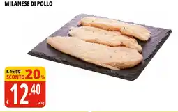 Tigros Milanese di pollo offerta
