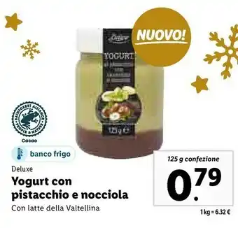 Deluxe yogurt con pistacchio e nocciola