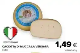 Oasi Caciotta di mucca la vergara offerta