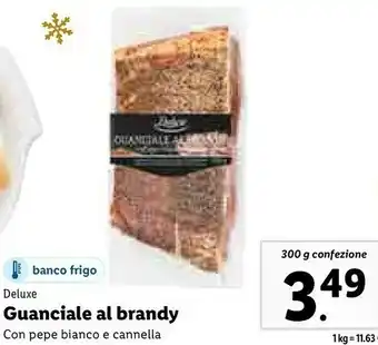 Lidl Deluxe guanciale al brandy con pepe bianco e cannella 300 g offerta