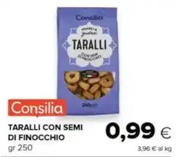 Oasi Consilia taralli con semi di finocchio offerta