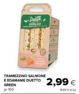 Oasi Tramezzino salmone e edamame DUETTO GREEN offerta