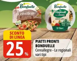 Tigros Piatti pronti BONDUELLE offerta