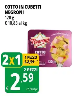 Tigros Cotto in cubetti NEGRONI offerta