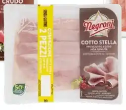 Tigros Prosciutto cotto alta qualità NEGRONI offerta